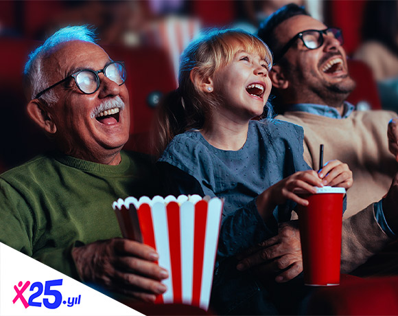 Maximum’un 25. yılına özel 25 Ağustos’ta sinema bileti ödemenize 250 TL indirim! Maximum iyi seyirler diler!